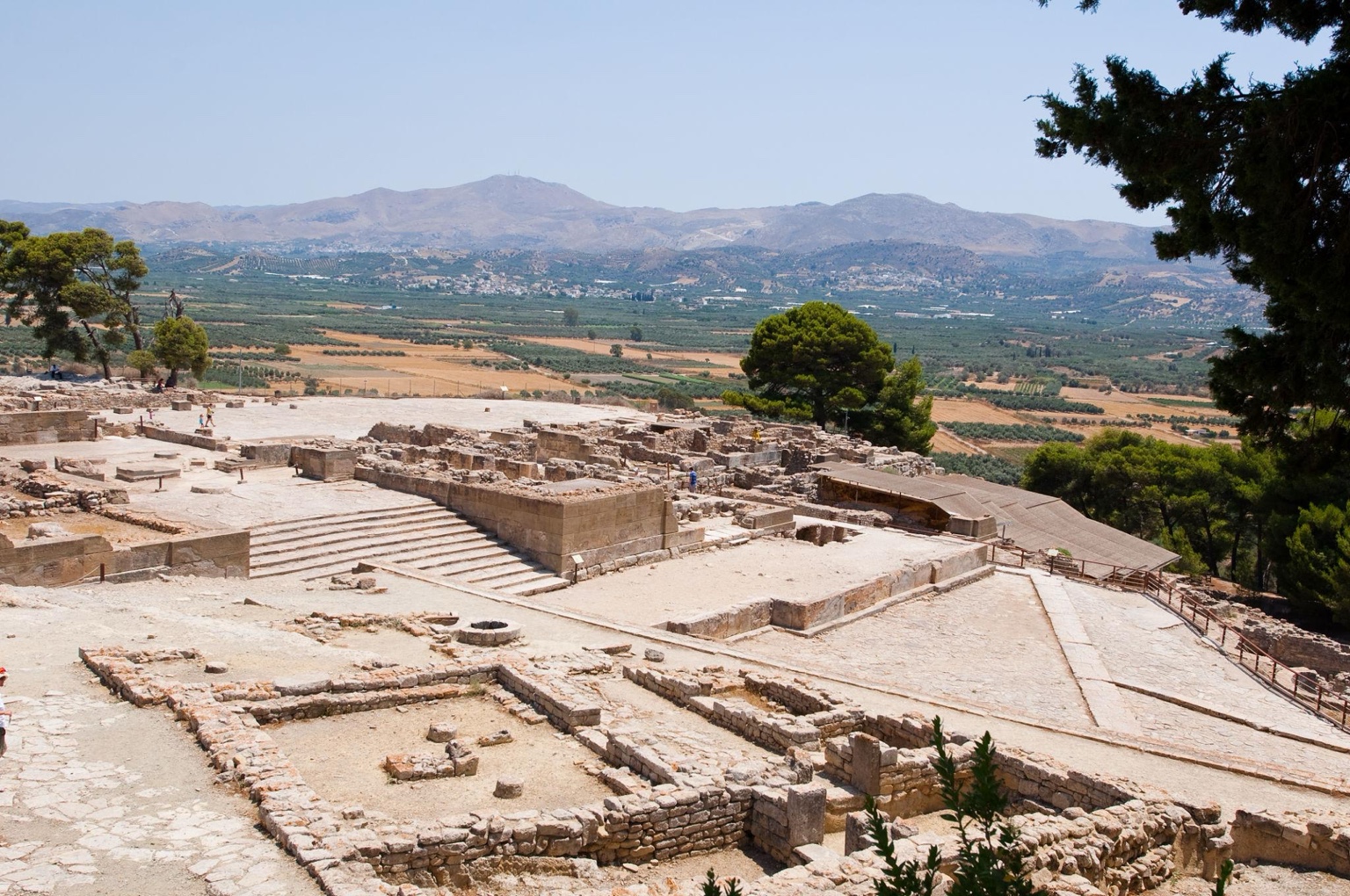 Phaistos overlooking the Messara plain